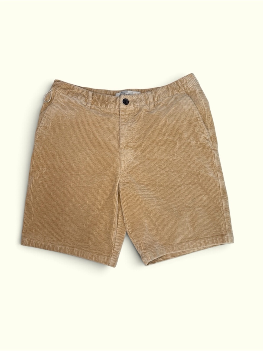 Quiksilver Corduroy Flat Front Shorts in Tan (33)